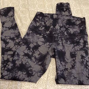 Lululemon Tye Dye Hugh Waisted Legging